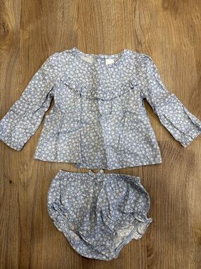 Carters Blouse and Bloomers, 12 Mon.